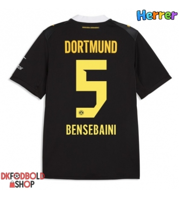 Borussia Dortmund Ramy Bensebaini #5 Udebanetrøje 2026-27 Kort ærmer Borussia Dortmund Ramy Bensebaini #5 Udebanetrøje 2026-27 Kort ærmer